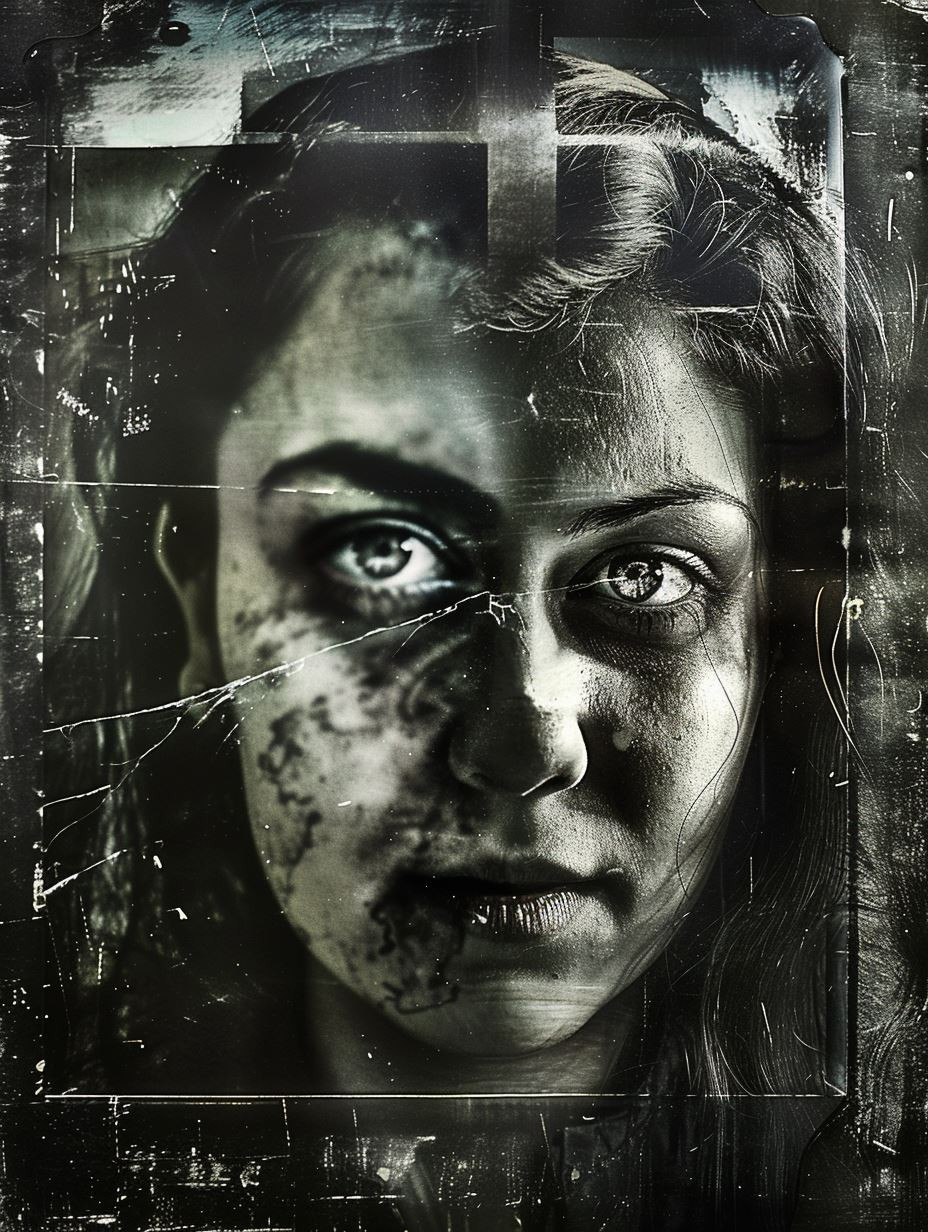 Gritty Noir Cinematic Portrait - Image 2