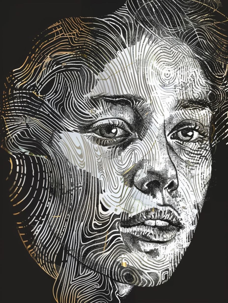 Topographic Soul in Gold - Image 1