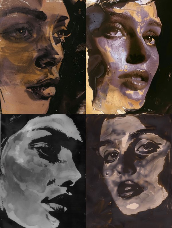 Moody Expressive Oil Portraiture