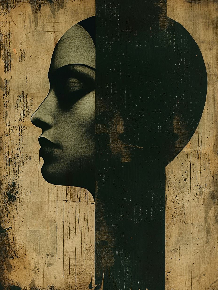 Dark Surrealist Portrait Study - Image 4