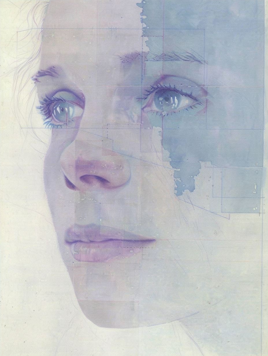 Ethereal Digital Dreamscape Portrait - Image 4