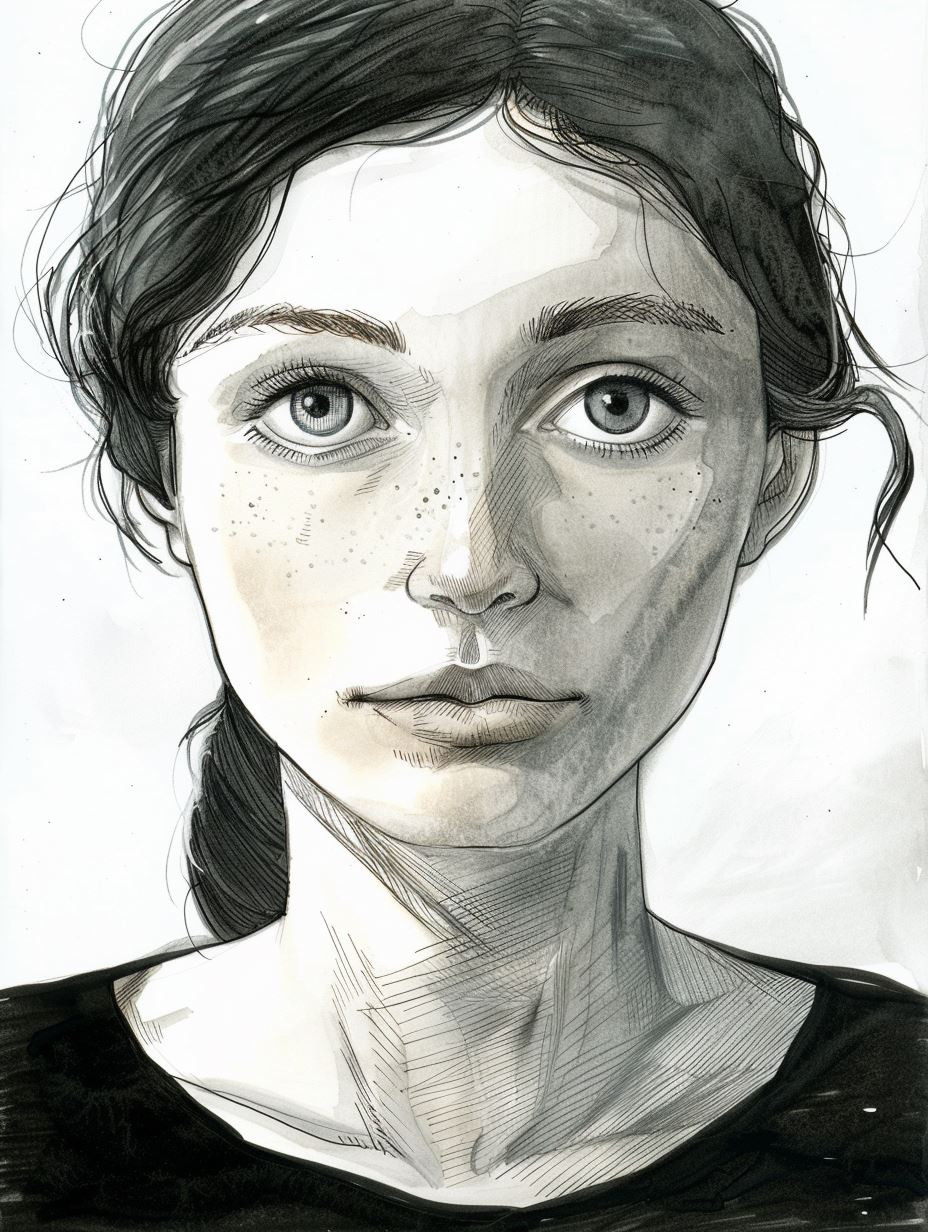 Four Perspectives of a Solemn Gaze - Image 4