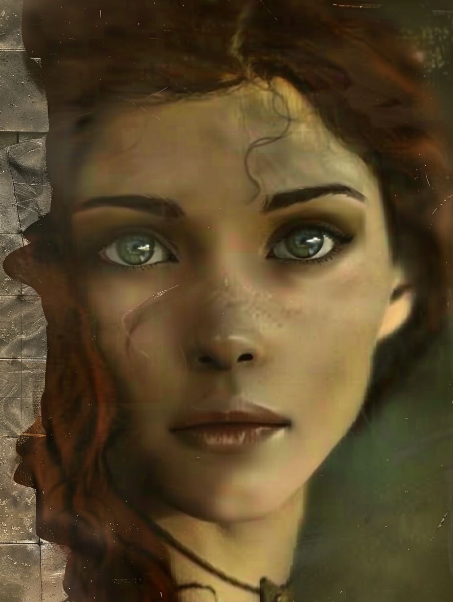 Mystic Amber Gaze - Image 1