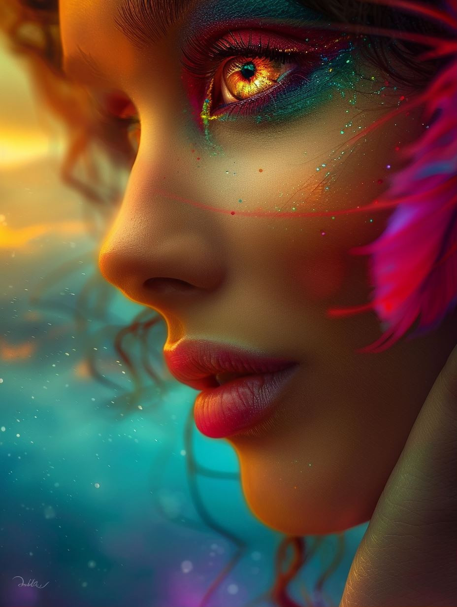 Vibrant Visions of Ethereal Beauty - Image 1