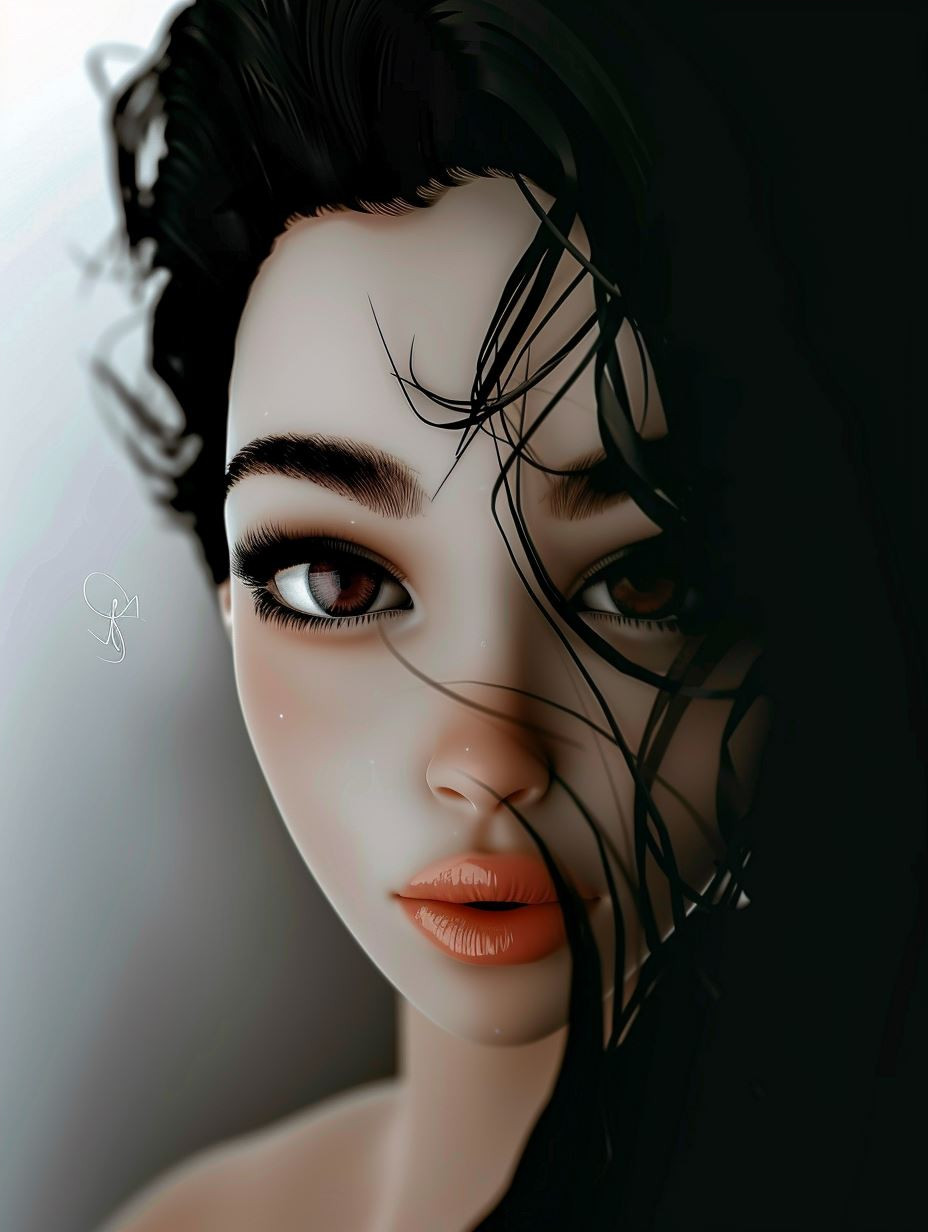 Ethereal Dark Noir Portraits - Image 4