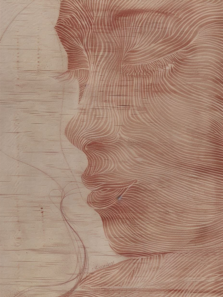 Ethereal Linear Portrait - Image 4