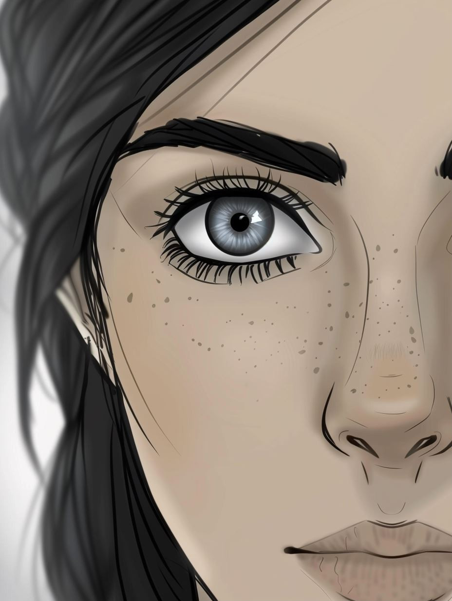 Soft Digital Portrait Study - Image 1