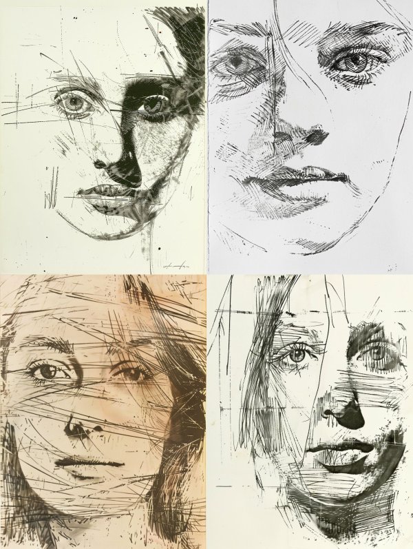 Fragmented Visions: A Study of the Face