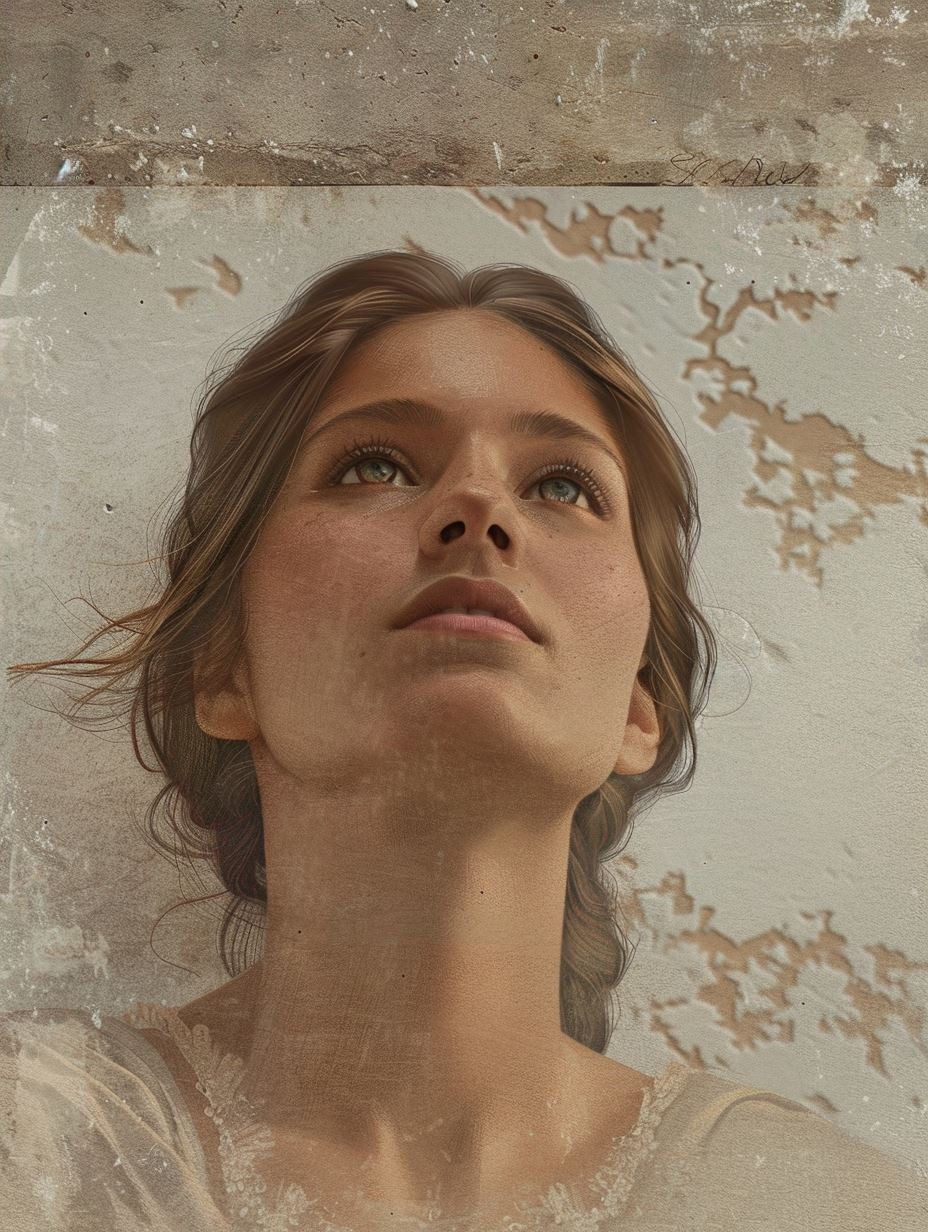Ethereal Gazes in Soft Pastel - Image 2