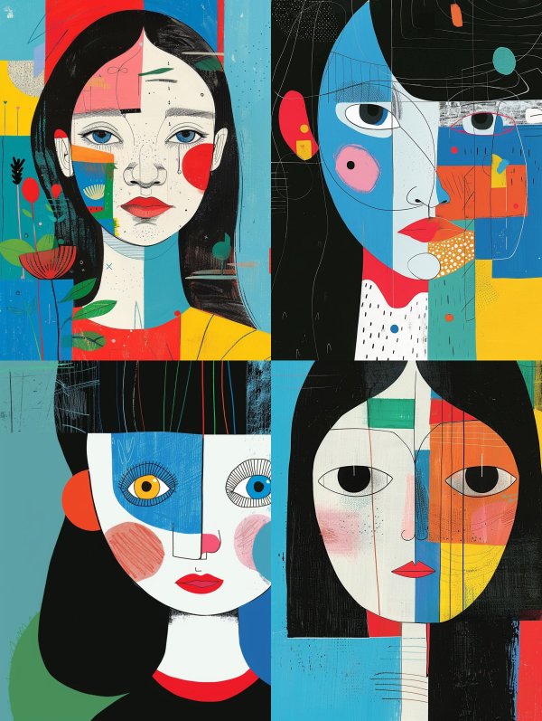 Fragmented Faces of Modern Womanhood