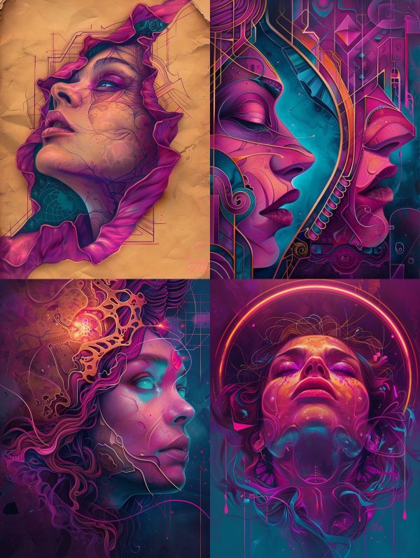Surreal Visions of the Neon Mind