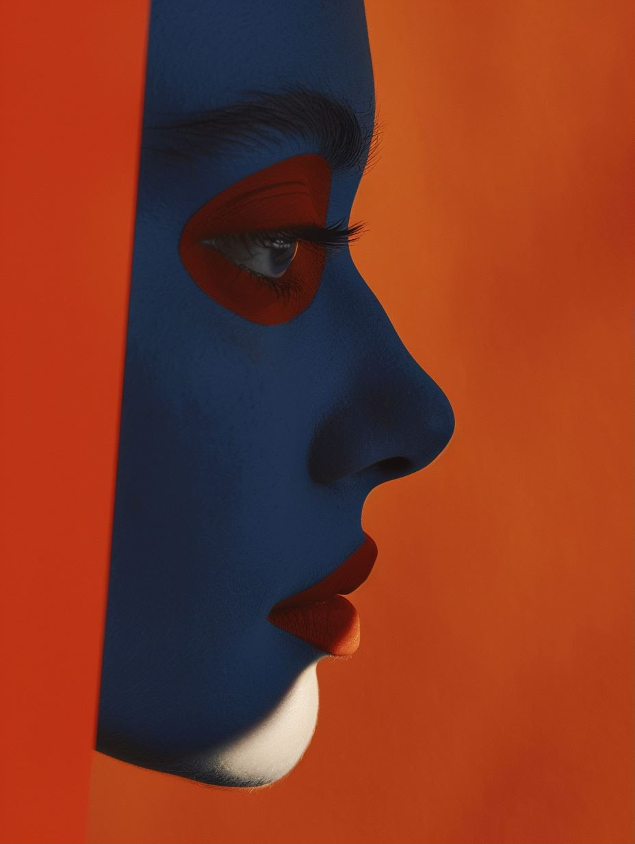 Chromatic Contrast: A Study in Bold Color - Image 1