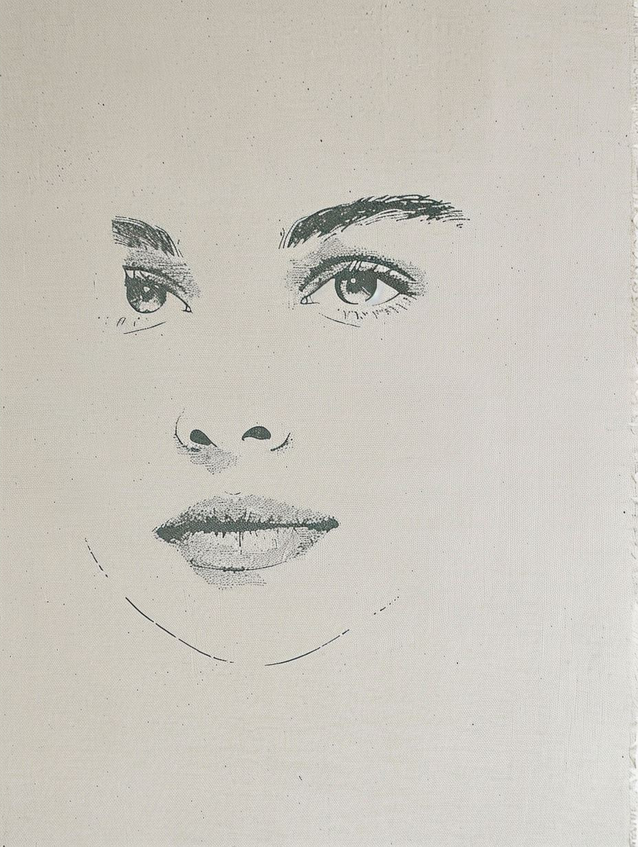 Minimalist Charcoal Portrait Studies - Image 4