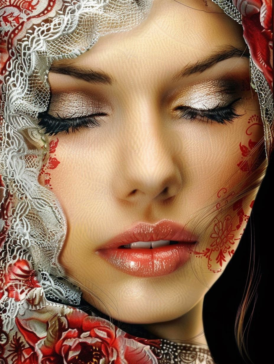 Lace and Crimson Tears - Image 2