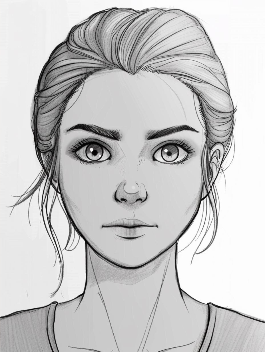 Soft Digital Portrait Study - Image 2