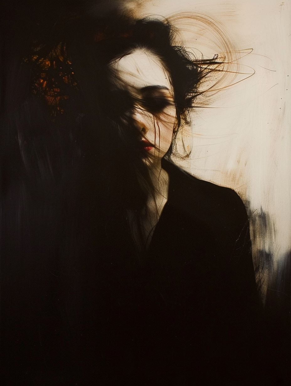Melancholic Shadows of Ethereal Portraits - Image 4