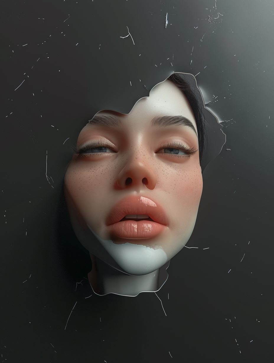 Ethereal Dewy Portrait Study - Image 3