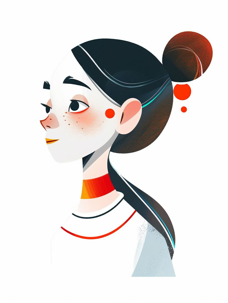 Modern Minimalist Asian Portraits - Image 2