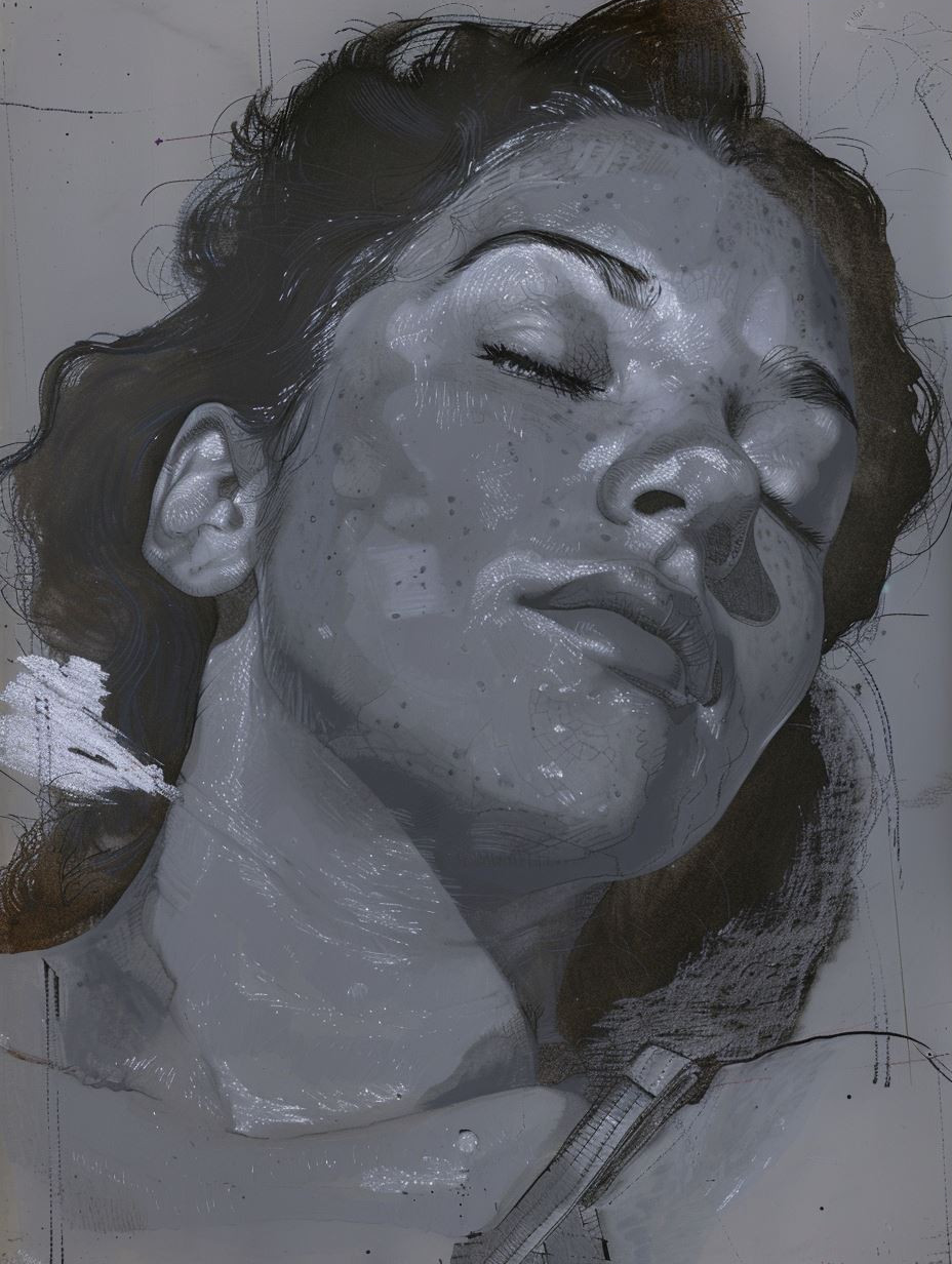 Moody Monochromatic Portrait Studies - Image 3