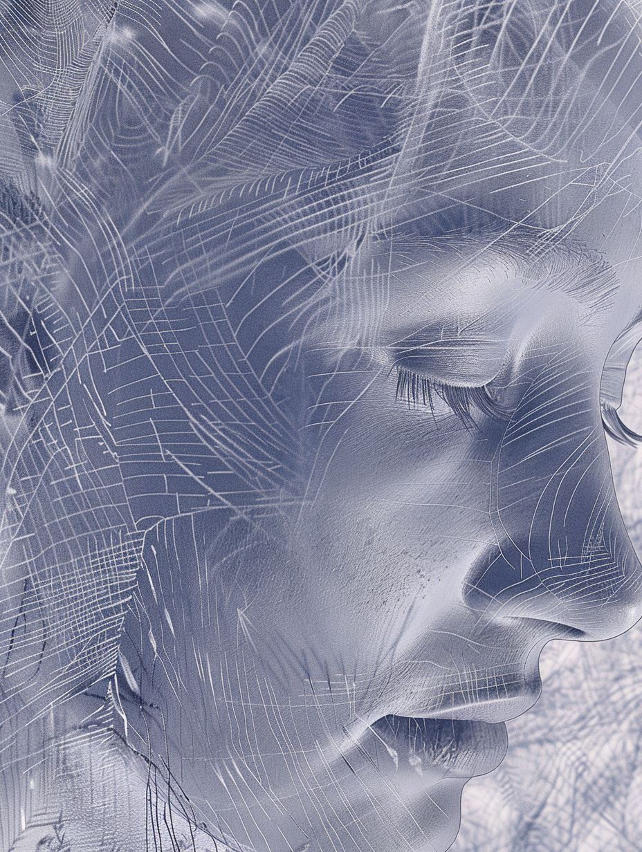 Ethereal Frozen Marble Portraits - Image 4