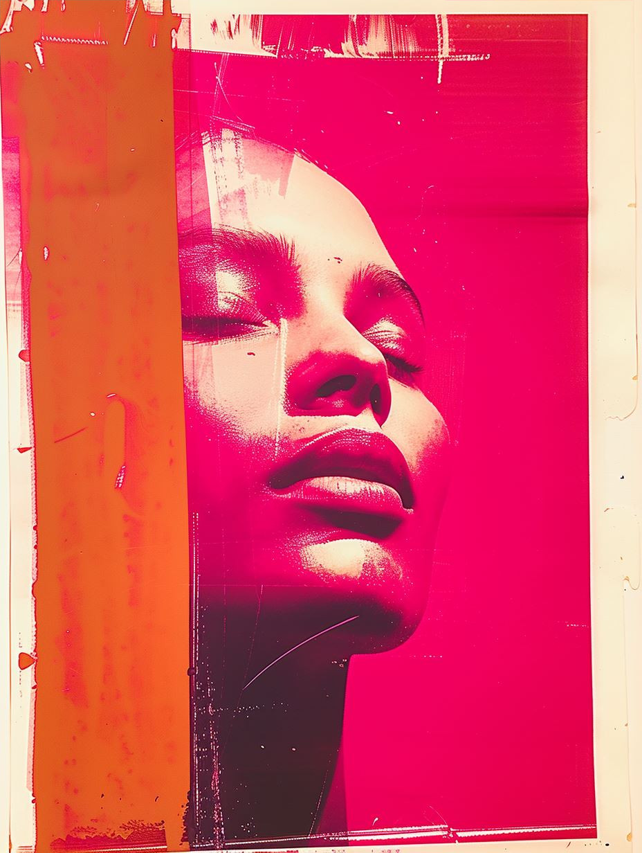 Neon Grunge Portrait Study - Image 4