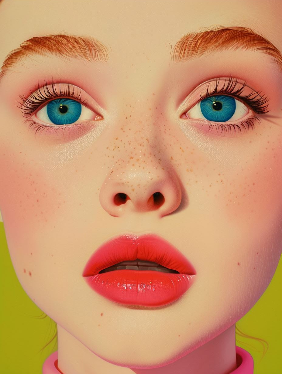 Chromatic Visions: A Study in Surreal Beauty - Image 3