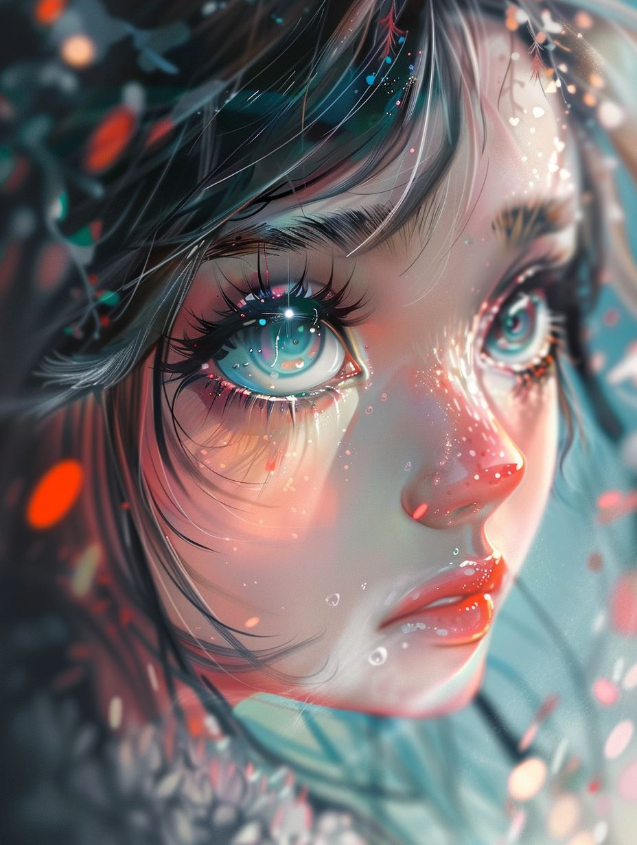 Ethereal Gaze of Crystal Dew - Image 4