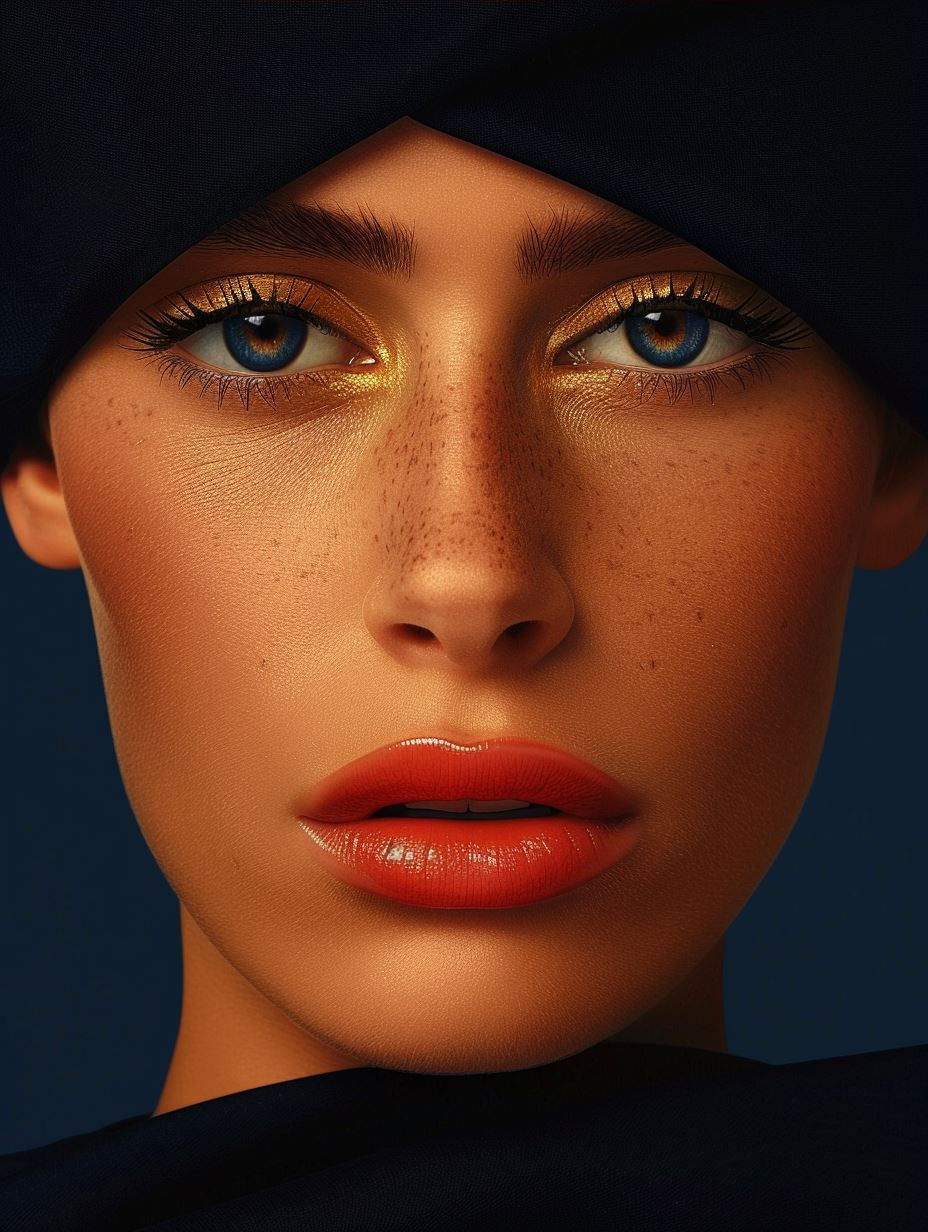 Ethereal Golden Veil Portraits - Image 3