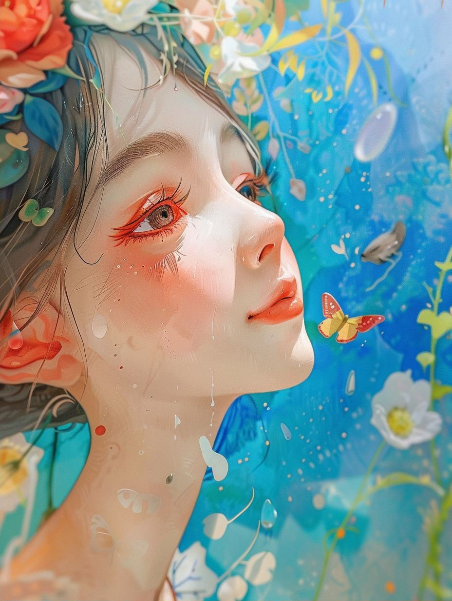 Ethereal Gaze of Luminescent Wonder - Image 2