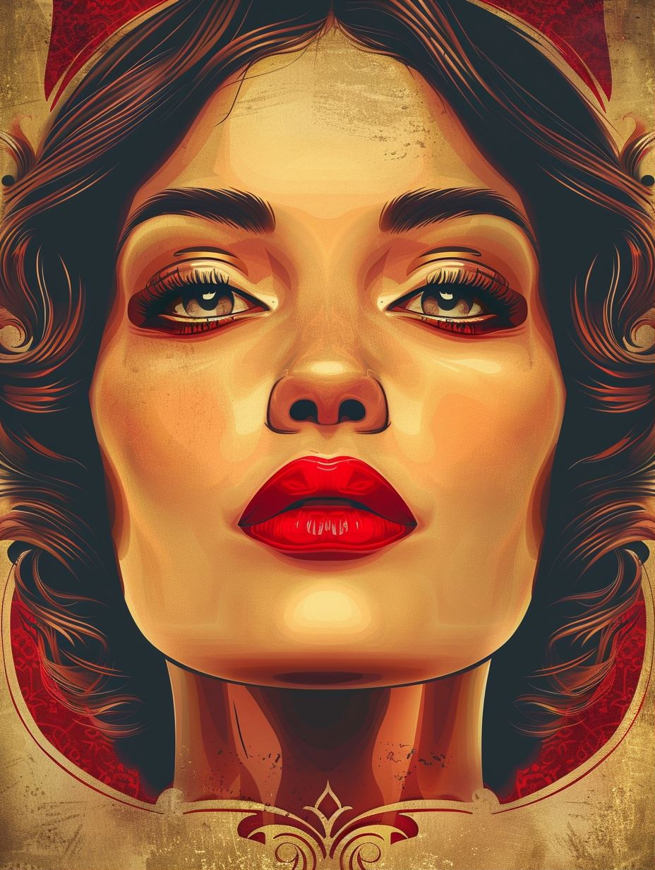 Vintage Glamour Digital Portrait Collection - Image 1