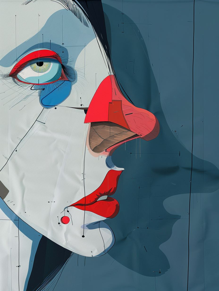 Fragmented Visions of Surreal Digital Portraits - Image 1