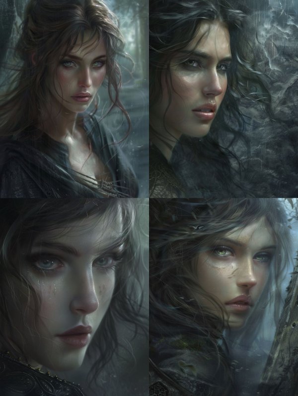 Melancholic Ethereal Fantasy Portraits