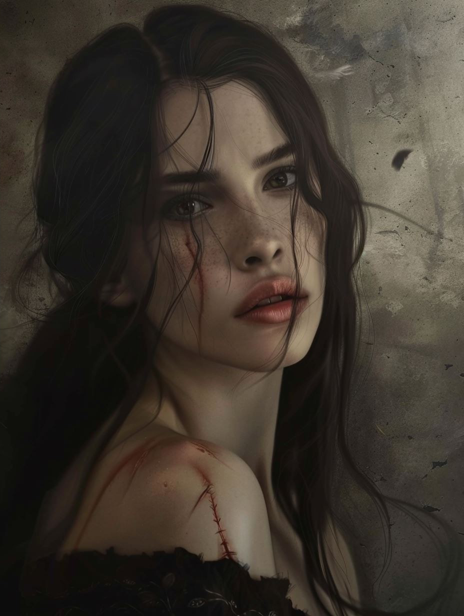 Shadows of Sorrow: Four Dark Portraits - Image 2