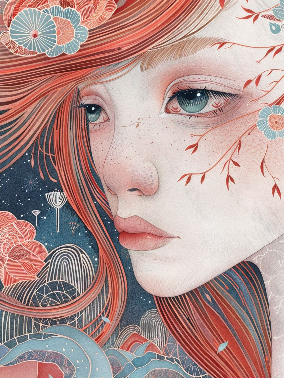 Ethereal Portraits of Floral Dreams - Image 2