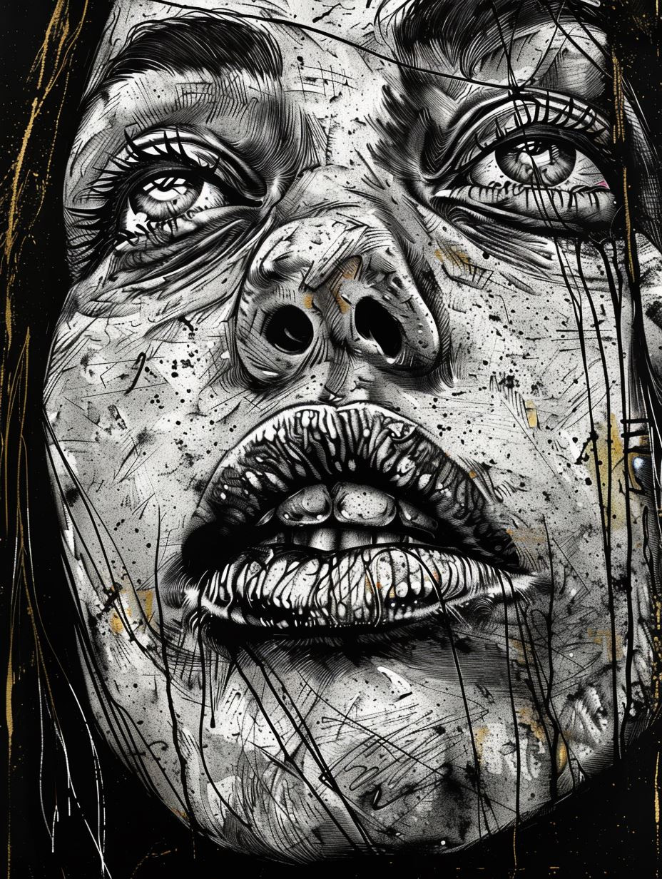 Gilded Decay Portrait Study - Image 2