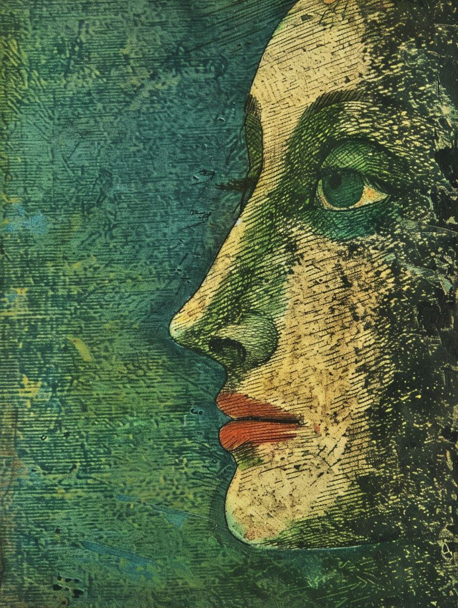 Abstract Noir Portrait - Image 2