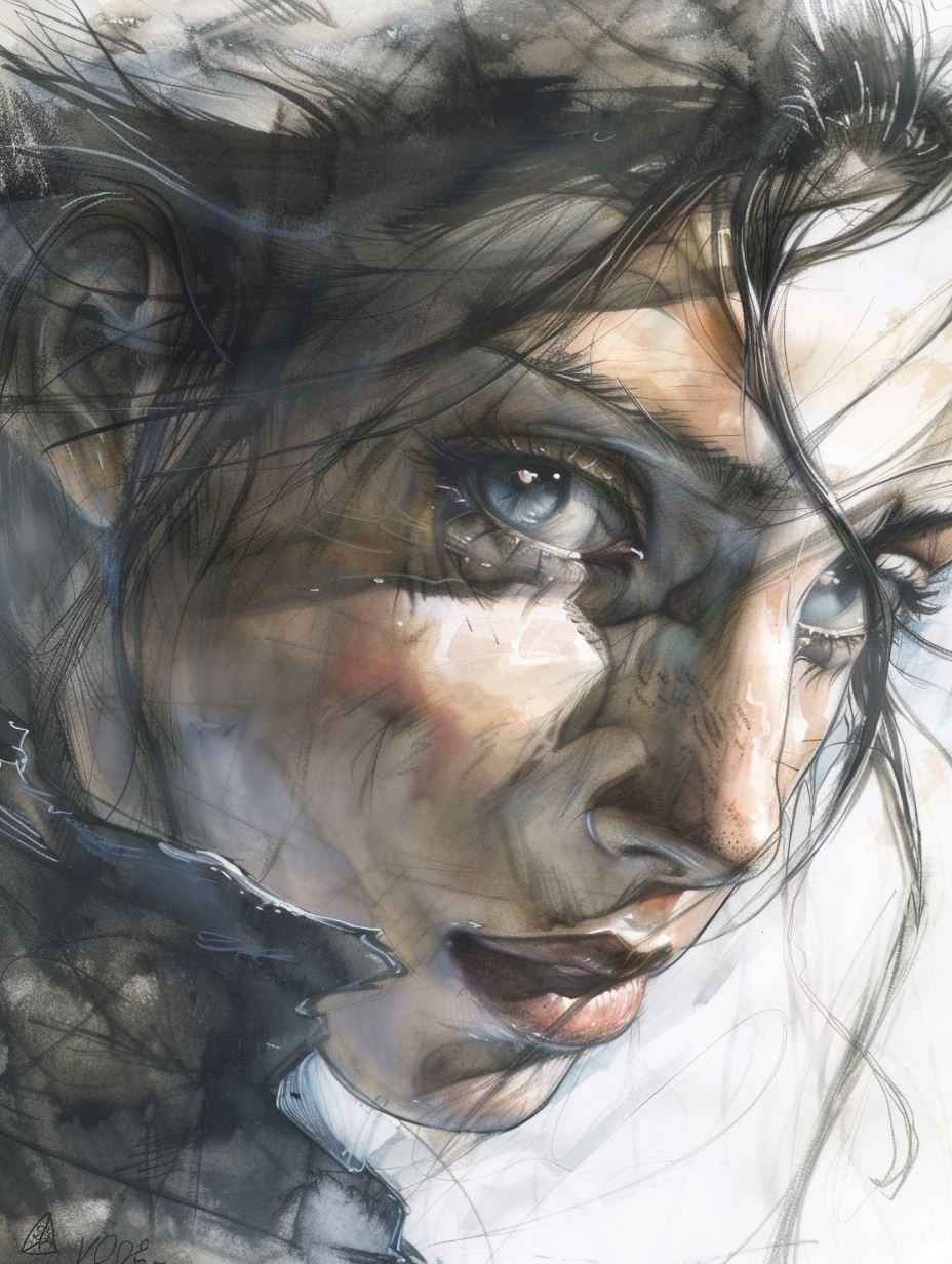 Ethereal Gaze: Four Conceptual Female Portraits - Image 4