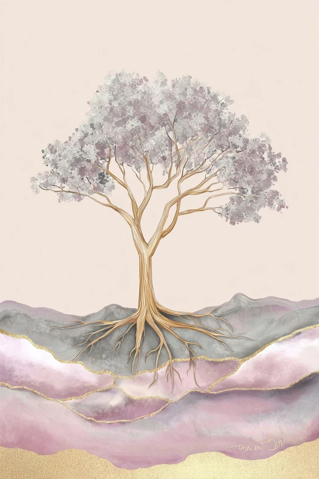 Golden Petal Elegance - Image 5
