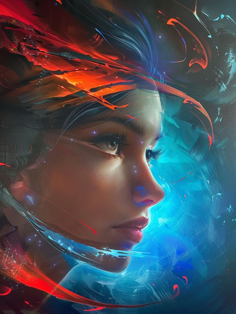 Celestial Prism Portrait of Light - Image 3