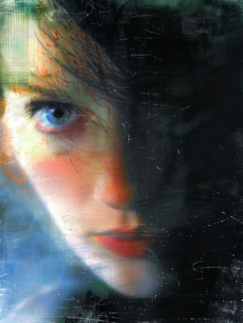Haunting Gaze Through Glass - Image 4