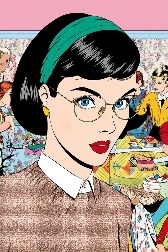 Vintage Comic Glamour - Image 1