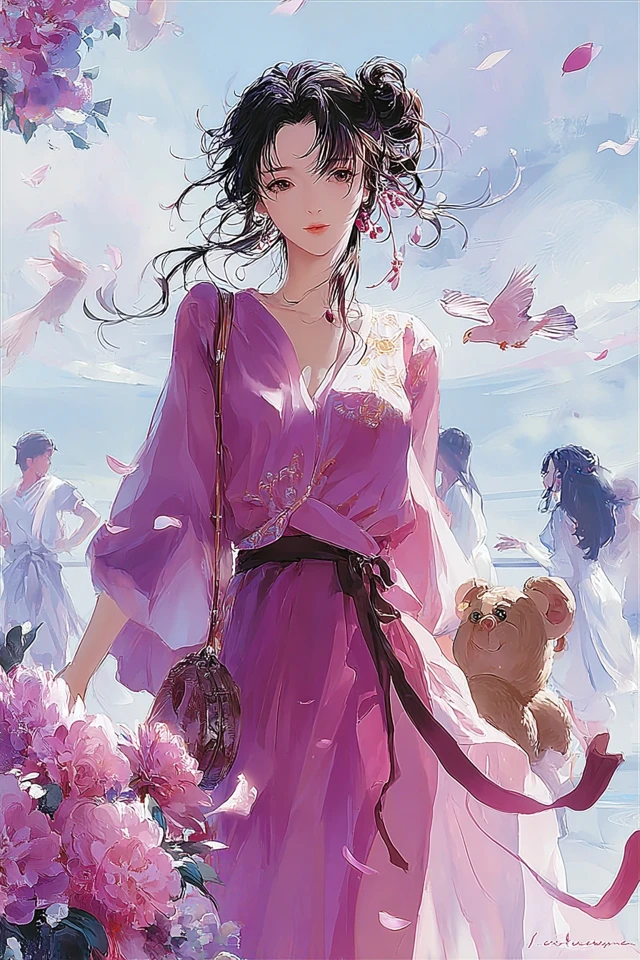 Ethereal Blossom Dream - Image 1