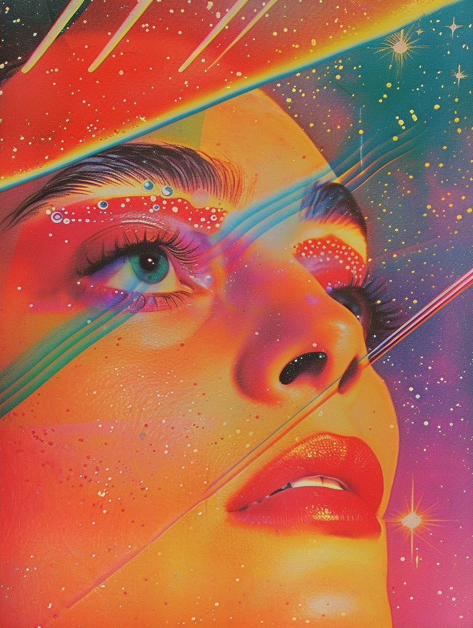 Cosmic Prism Portrait Study - Image 2