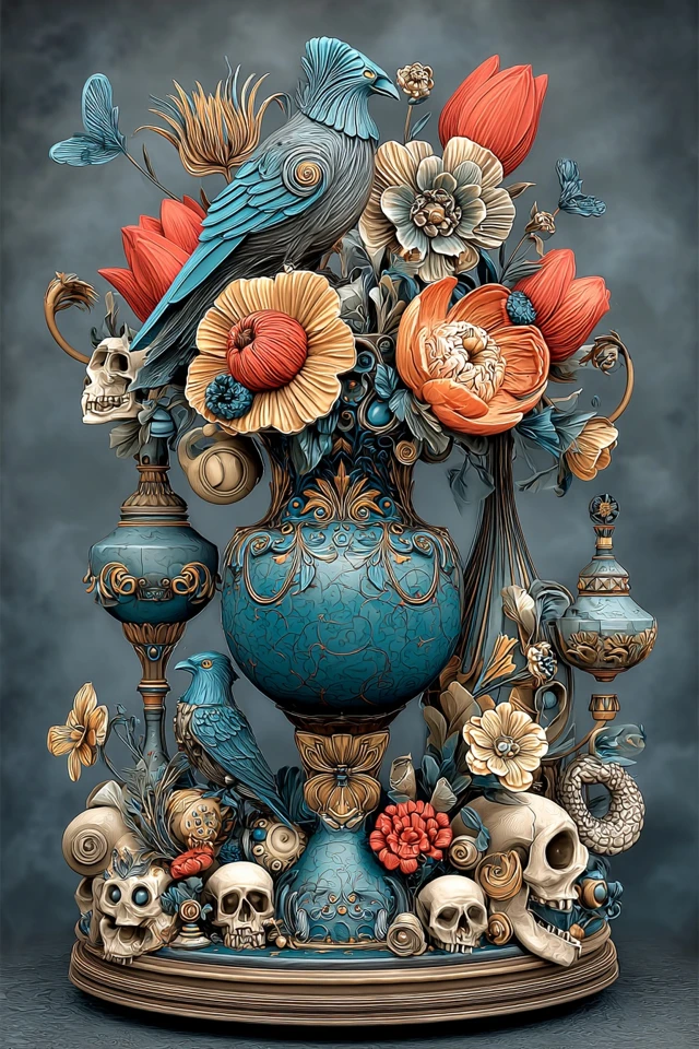 Azure Avian Elegance - Image 3