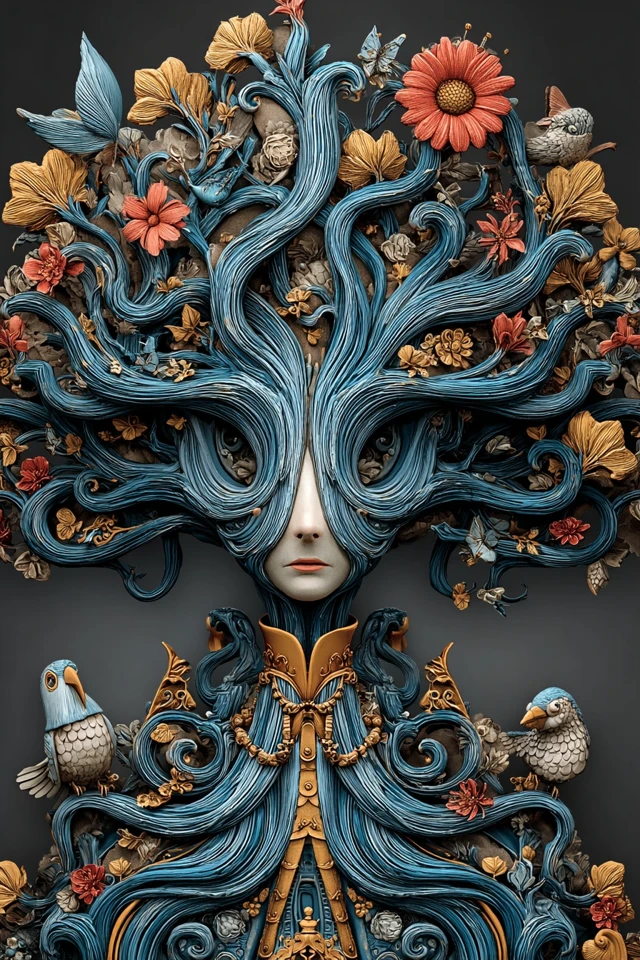 Azure Avian Elegance - Image 5