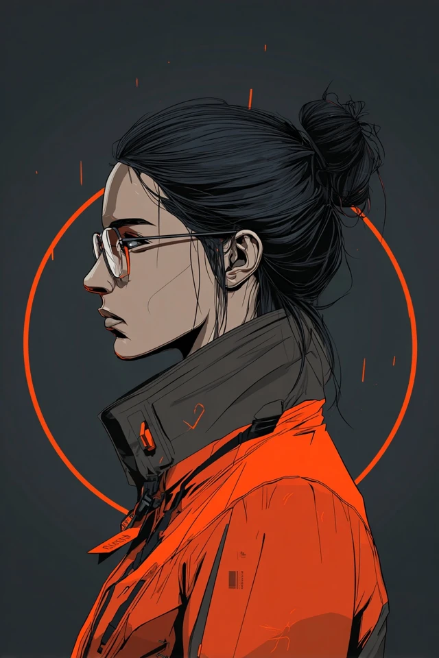 Neon Urban Silhouette