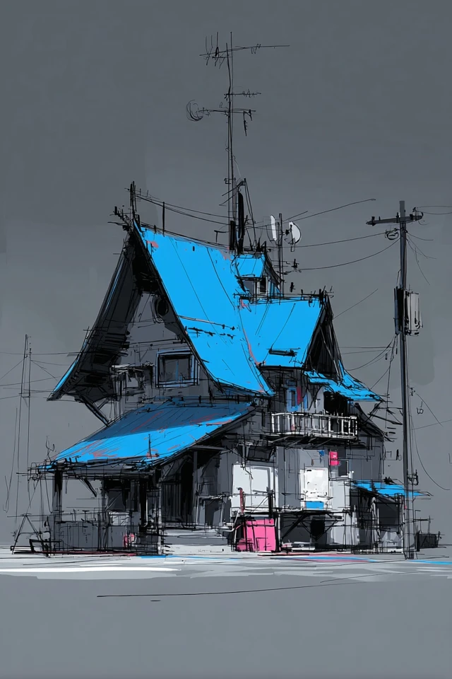 Electric Azure Sketch - Image 6