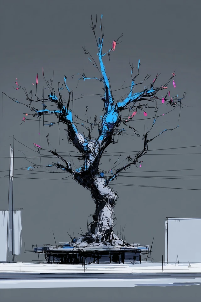 Electric Azure Sketch - Image 5