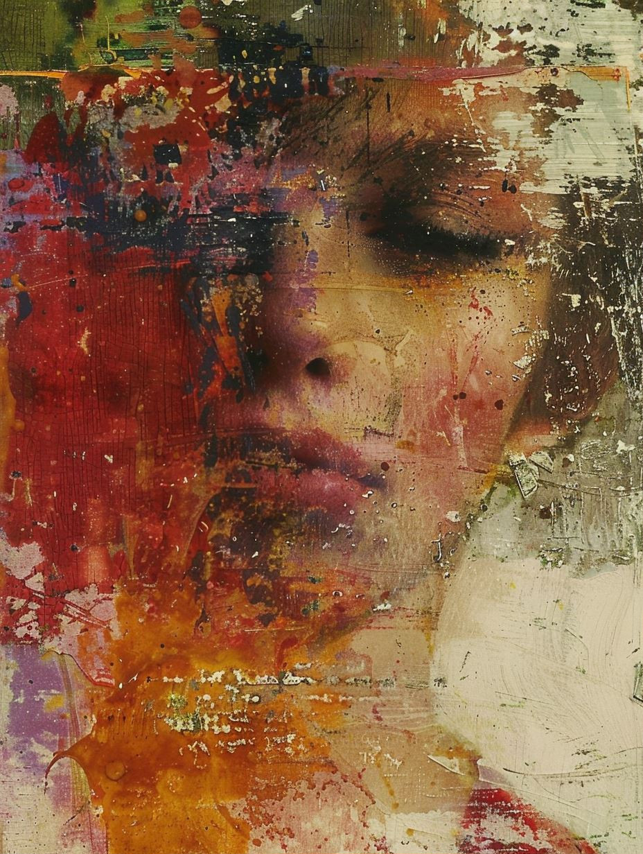 Abstract Ethereal Portrait Fragments - Image 1