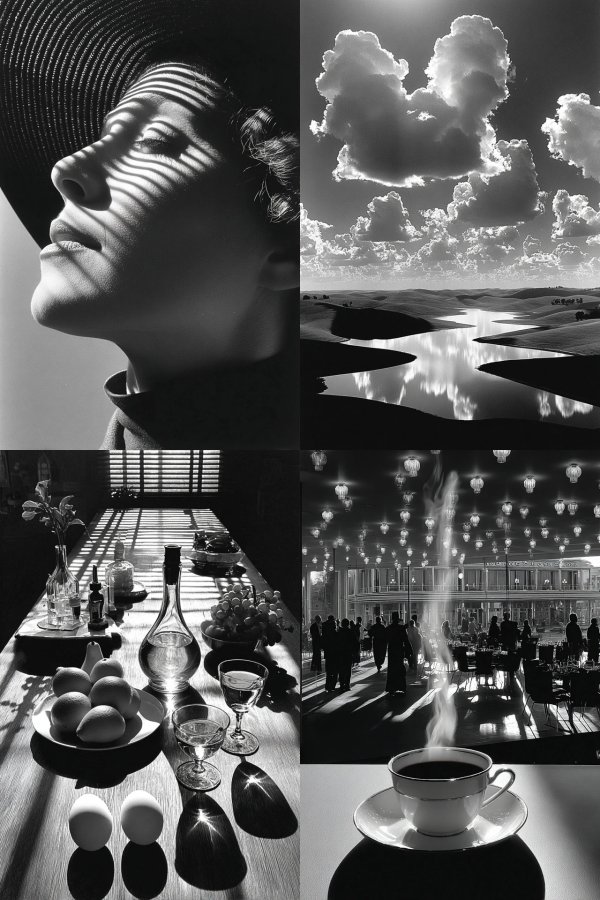 Shadows and Light: A Noir Collage